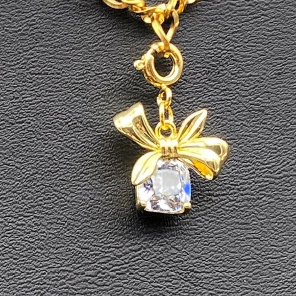 Gold Charm Necklace with Festive Holiday Removable Charms - Picture 7 of 14